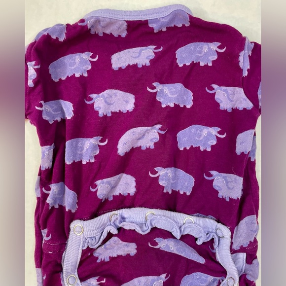 Baby Girls Newborn Size “Melody Musk Ox” Ruffle Civerall Kickee Brand - Picture 5 of 6